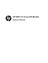 HP ENVY 27 27-inch Diagonal IPS LED Backlit Monitor Kullanici rehberi