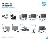 HP ENVY 23 23-inch IPS LED Backlit Monitor with Beats Audio Hızlı başlangıç ​​Kılavuzu