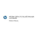 HP Elite L2201x 21.5-inch LED Backlit LCD Monitor Kullanici rehberi