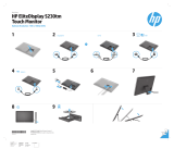 HP EliteDisplay S230tm 23-inch Touch Monitor Hızlı başlangıç ​​Kılavuzu