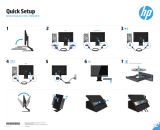 HP EliteDisplay E220t 21.5-inch Touch Monitor Hızlı başlangıç ​​Kılavuzu