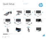 HP DreamColor Z31x Studio Display Hızlı başlangıç ​​Kılavuzu