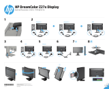 HP DreamColor Z27x Studio Display Hızlı başlangıç ​​Kılavuzu