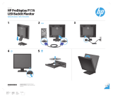 HP ProDisplay P17A 17-inch 5:4 LED Backlit Monitor Hızlı başlangıç ​​Kılavuzu