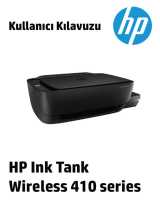HP Ink Tank Wireless 418 Kullanici rehberi