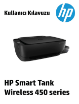 HP Ink Tank Wireless 418 Kullanici rehberi