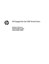 HP Engage One Serial/USB Thermal Printer Kullanici rehberi