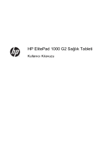 HP ElitePad 1000 G2 Healthcare Base Model Tablet Kullanici rehberi