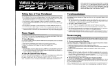 Yamaha PortaSound PSS-16 El kitabı