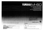 Yamaha M-60 El kitabı