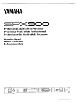 Yamaha SPX900 El kitabı
