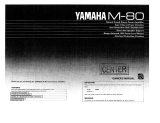 Yamaha M-80 El kitabı