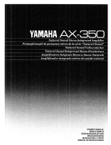 Yamaha AX-350 El kitabı