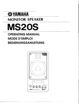 Yamaha MS20S El kitabı
