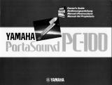 Yamaha PC-100 El kitabı