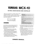 Yamaha MCX-10 El kitabı