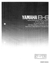 Yamaha B-6 El kitabı