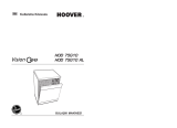 Hoover HOD 75G10 AL-S Kullanım kılavuzu