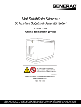 Generac 8 kVA G0071440 Kullanım kılavuzu