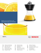 Bosch MCP72GPW El kitabı