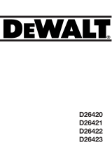 DeWalt D26420 El kitabı
