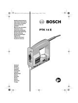 Bosch PTK 14 E El kitabı