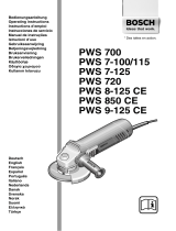 Bosch PWS 9-125 CE El kitabı