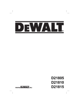 DeWalt D21815 El kitabı