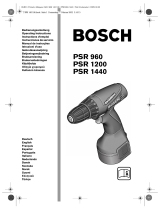 Bosch PSR 960 El kitabı