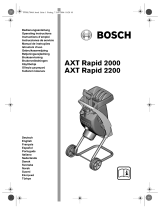 Bosch axt rapid 2000 El kitabı