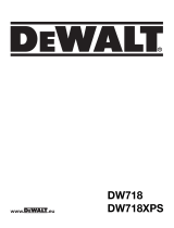 DeWalt DW718XPS El kitabı