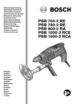 Bosch PSB 1000-2 RCA El kitabı