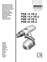 Bosch PSB 12 VE-2 El kitabı