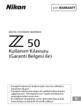 Nikon Z 50 Kullanım kılavuzu