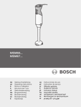 Bosch MSM66150 El kitabı