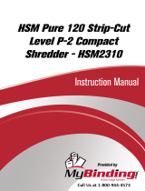 HSM HSM Pure 120 Kullanım kılavuzu
