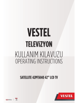 VESTEL Satellite 42PF5040 Operating Instructions Manual