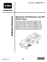 Toro Workman GTX Utility Vehicle Kullanım kılavuzu
