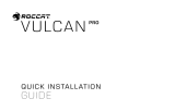 ROCCAT Vulcan Pro Hızlı kurulum kılavuzu