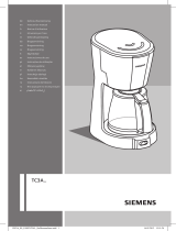 Siemens TC3A0303 COFFEE MAKER El kitabı