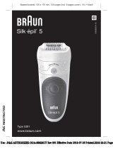 Braun Épilateur Silk-épil 5 Wetetdry 81706331 Blanc, Turquoise 28 Pince(s) Kullanım kılavuzu