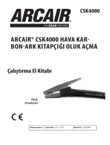 ESAB CSK4000 Air Carbon-Arc Manual Gouging Torch Kullanım kılavuzu