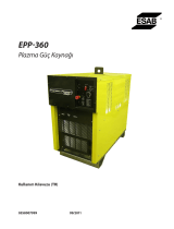 ESAB EPP-360 Plasma Power Source Kullanım kılavuzu