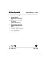 EINHELL Expert TE-CS 18/165-1 Li Kullanım kılavuzu