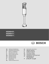 Bosch MSM66146 El kitabı