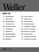 Weller WAD 101 Operating Instructions Manual