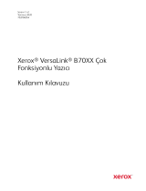 Xerox VersaLink B7025/B7030/B7035 Kullanici rehberi