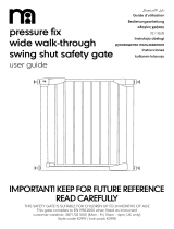 mothercare Pressure Fix Wide Through Swing Shut Safety Gate Kullanici rehberi