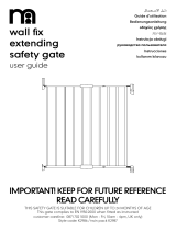 mothercare Wall Fix Extending Safety Gate Kullanici rehberi