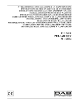 DAB PULSAR DRY 65/506 Instruction For Installation And Maintenance